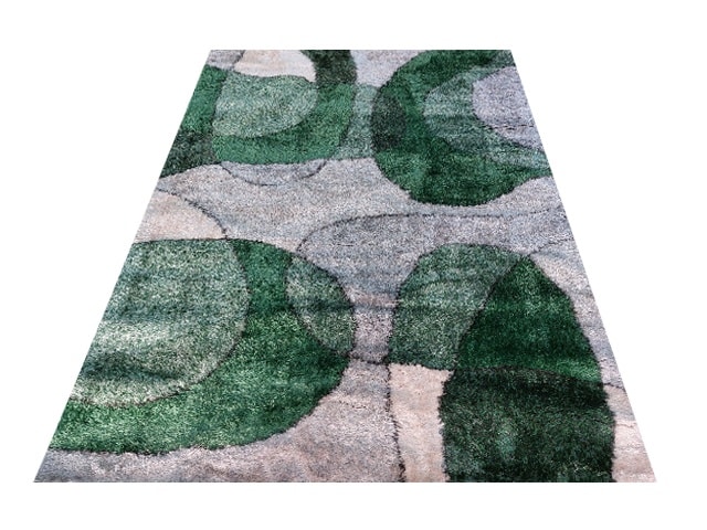 MOQUETTE MM DE PUFFY STYLE AS 160X230 P781A 54 DARK GREEN/GREY DESTOC