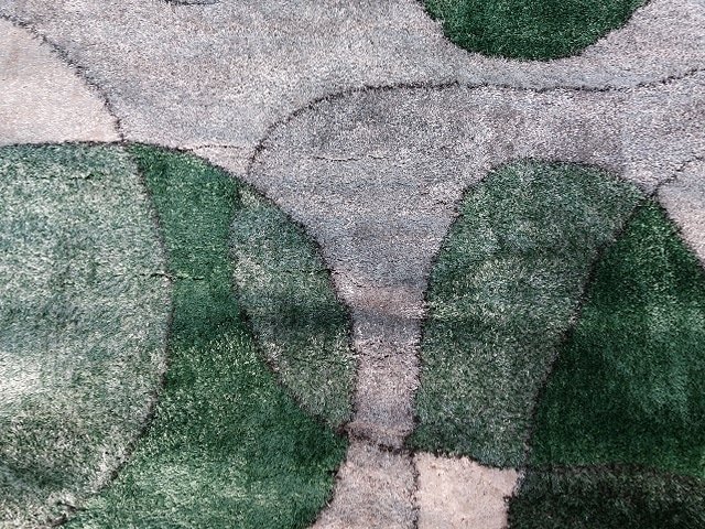 MOQUETTE MM DE PUFFY STYLE AS 160X230 P781A 54 DARK GREEN/GREY DESTOC