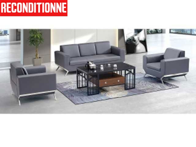 SALON DE BUREAU 5 PLCS PU KS-2004 YELLOW 270-09 1050-2050*850*83 RECO