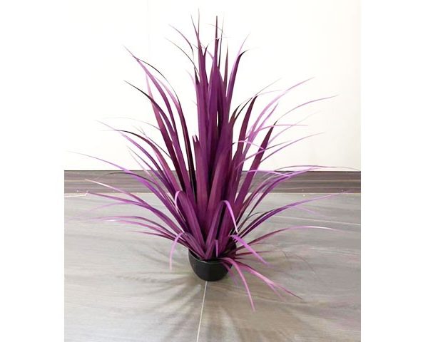 FLEURS DE DECORATION REF 5 90CM COULEUR MAUVE FONCE