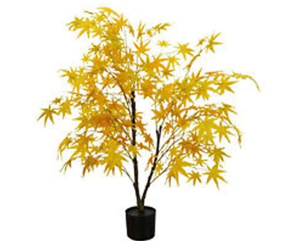 FLEURS DE DECORATION REF 8 130CM COULEUR JAUNE