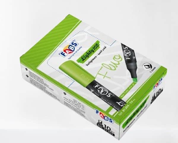 SURLIGNEUR FABS FLUO VERTE REF 81304