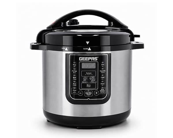 CUISEUR DE RIZ 8L GEEPAS GMC35029 DIGITAL NOIR SILVER