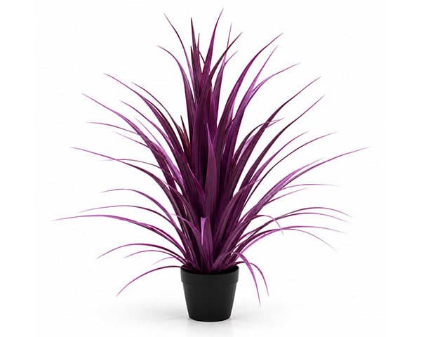 FLEURS DE DECORATION REF 5 90CM COULEUR MAUVE FONCE