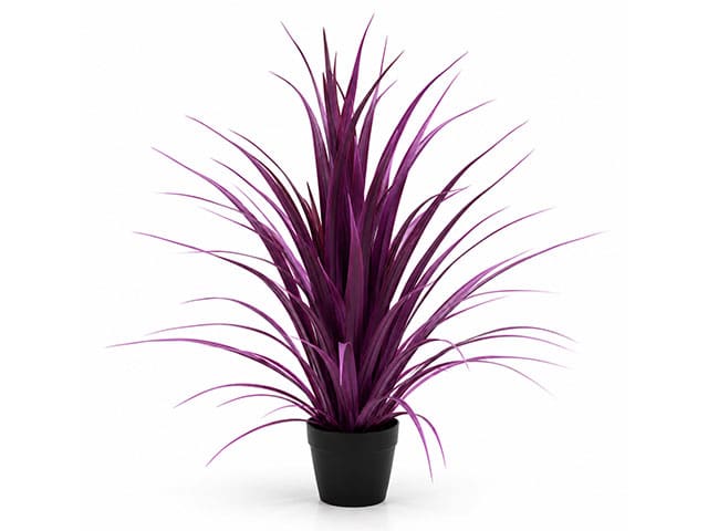 FLEURS DE DECORATION REF 5 90CM COULEUR MAUVE FONCE