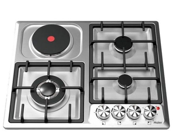 MASTEROFFICE 26 PLAQUE CUISSON ENCASTRABLE 4 FEUX MIX 60X60 A GAZ HAIER HOB-F60 FS IN