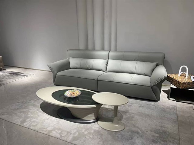 TABLE BASSE REF CJ1329 1300X650X370+TABLE BASSE REF D1329 BEIGE/GRIS