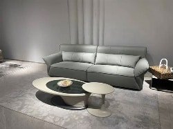 TABLE BASSE REF CJ1329 1300X650X370+TABLE BASSE REF D1329 BEIGE/GRIS