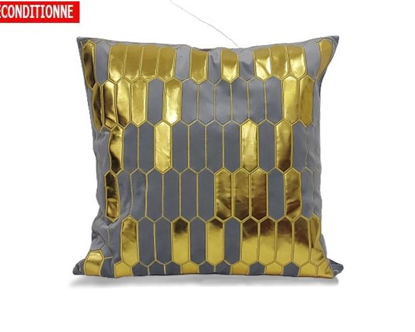 COUSSIN 46X46 REF C4602 GRIS DOREE RECOND
