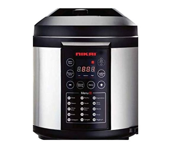 CUISEUR DE RIZ 6L NIKAI NEP682DX DIGITAL NOIR SILVER