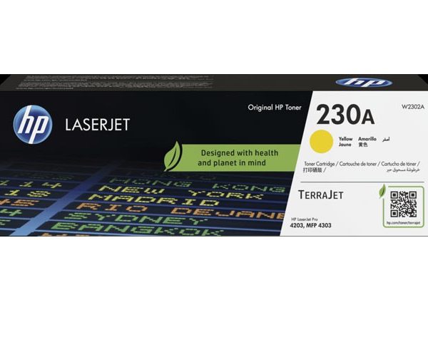 TONER HP LASERJET 230 A JAUNE W2202A