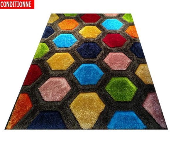 MOQUETTE MM DE PUFFY STYLE CW 160X230 P565A 67 DARK/BLUE/YELLOW RECO