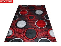 MOQUETTE RENK 200*290 3440 D ROUGE/NOIR/GRIS RECOND