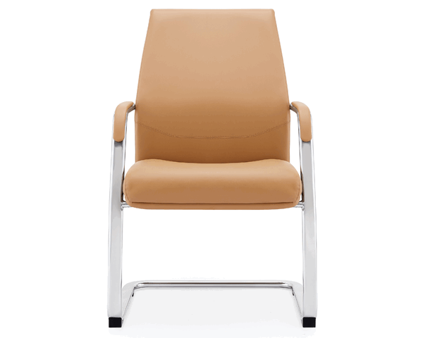 FAUTEUIL VISITEUR PU YS-1517C MARRON 580*660*965