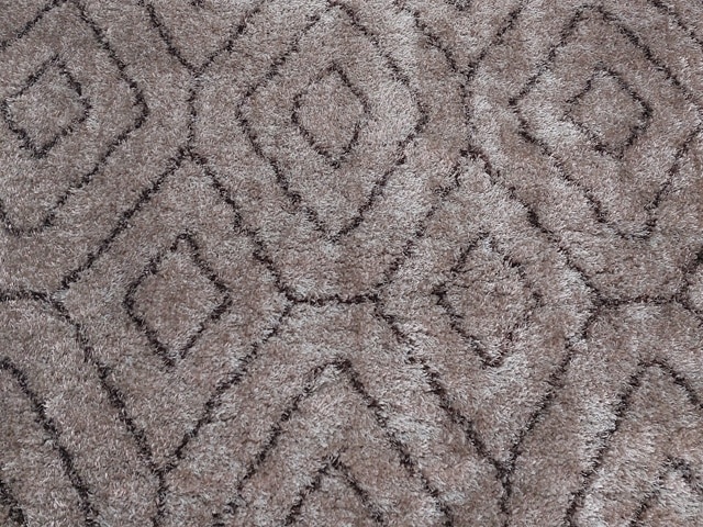 MOQUETTE MM DE PUFFY STYLE QB 160X230 P483A 42 VIZON BROWN RECOND