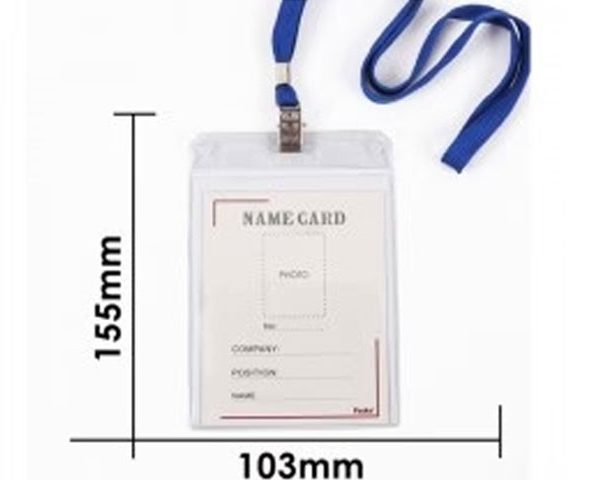 BADGE AVEC CORDON FOSKA 155X103 mm SD109 250 micron