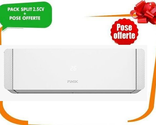 SPLIT 2.5CV FINIX-18DP 18000BTU GAZ R410A+POSE OFFERTE