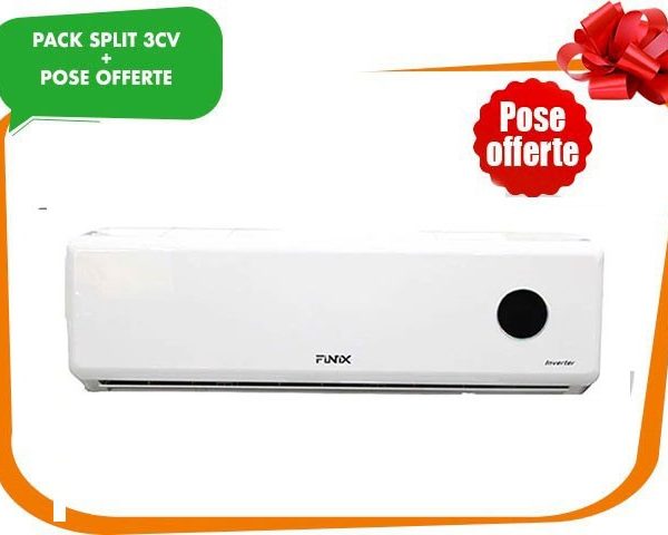 SPLIT 3CV FINIX INVERTER FINIX-24DI 24000BTU GAZ R410A+POSE OFFERTE