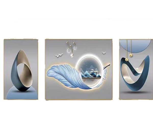 TABLEAU DECORATION REF D108836 50X70X2+100X70