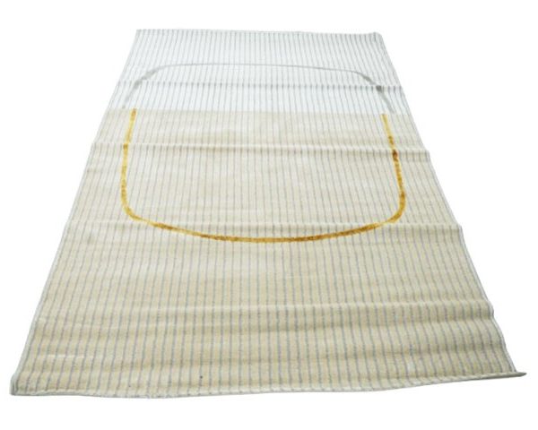 MOQUETTE REF 619 160X230 COULEUR BEIGE/GRIS/JAUNE