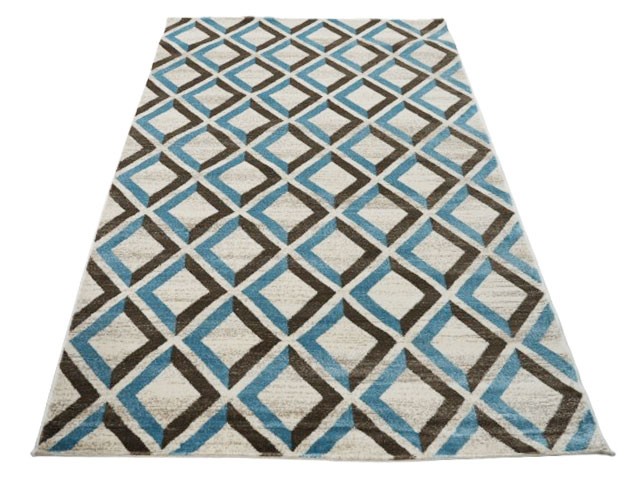 MOQUETTE REFN-2282G0 160X230 COULEUR BEIGE/MARRON/BLEU