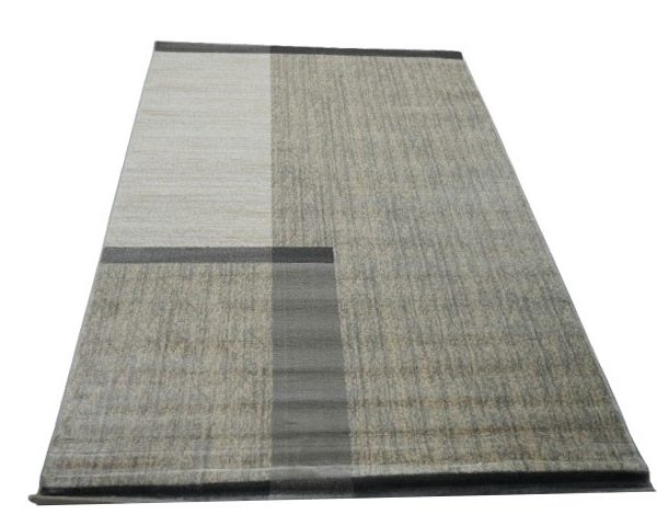 MOQUETTE REF S251 160X230 COULEUR BEIGE/GRIS