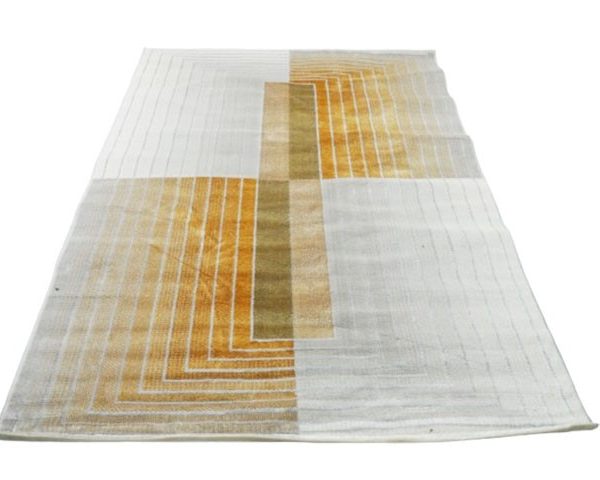 MOQUETTE 160*230 REF -2 COULEUR BEIGE/GRIS /JAUNE