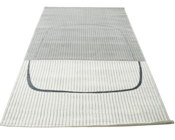 MOQUETTE REF S618 160X230 COULEUR GRIS/BEIGE