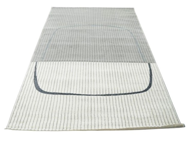 MOQUETTE REF S618 160X230 COULEUR GRIS/BEIGE