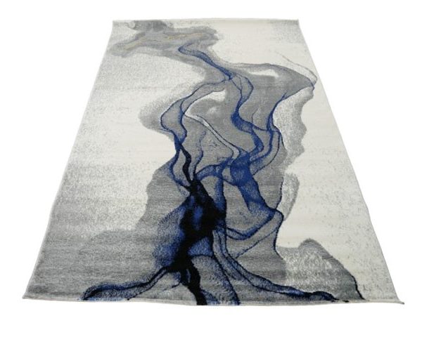 MOQUETTE REF 167 160X230 COULEUR BEIGE/GRIS/BLUE