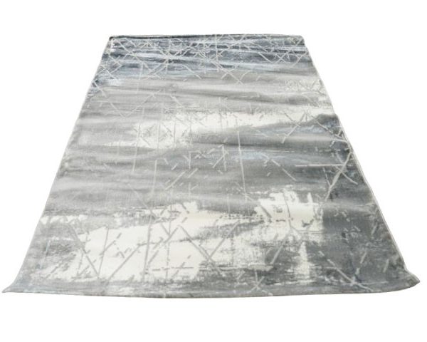 MOQUETTE 160*230 REF KRIS 12 COULEUR GRIS / BEIGE