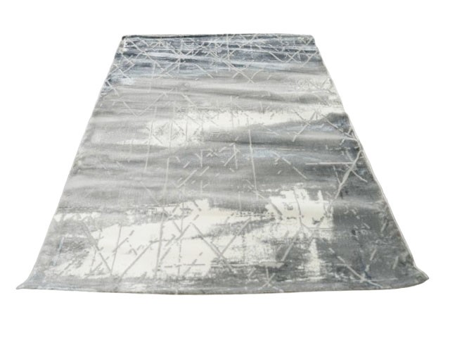 MOQUETTE 160*230 REF KRIS 12 COULEUR GRIS / BEIGE