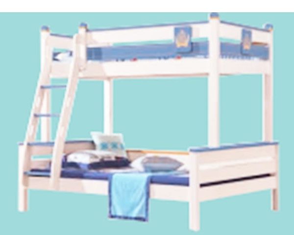 CHAMBRE A COUCHER ENFANT SUPERPOSE A622 COULISSANTE BEIGE/BLEU