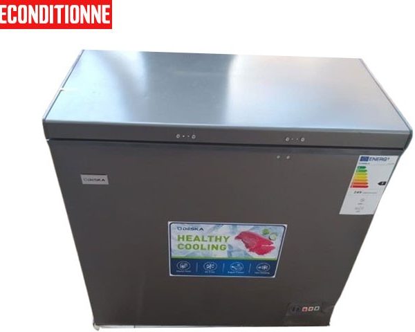 CONGELATEUR HORIZONTAL COFFRE 195L DESKA 245DK GRISE 870X585X875 RECO