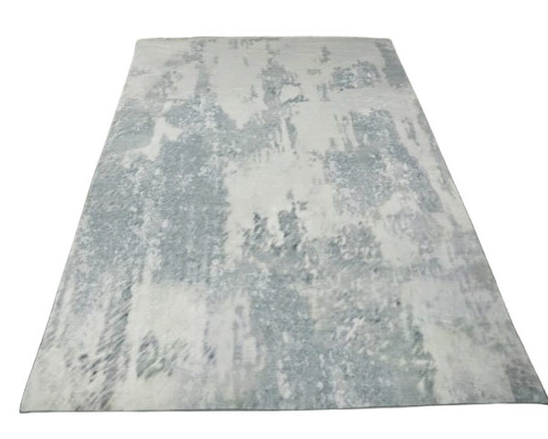 MOQUETTE REF 4 160X230 COULEUR GRIS/BLEU