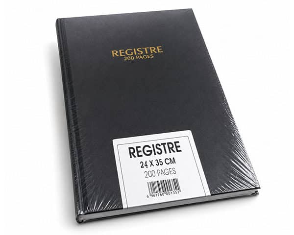 REGISTRE 200P POLY 23X35