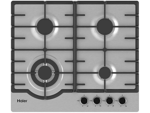 PLAQUE CUISSON ENCASTRABLE 4 FEUX 60X60 A GAZ HAIER HHX-M 64 INOX