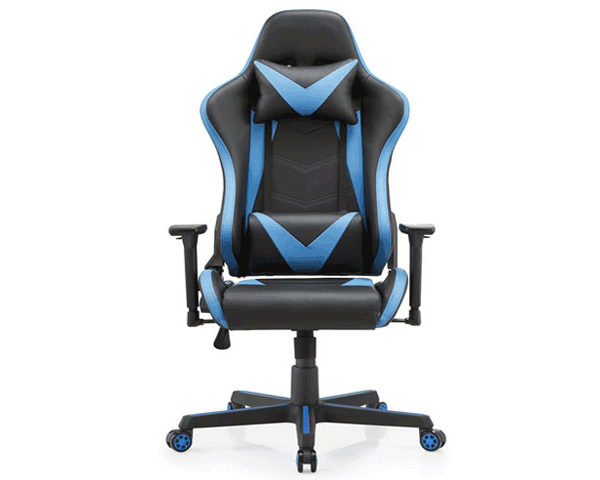 FAUTEUIL ORTHOPEDIQUE GAMING EN PU G-213 BLEUE/NOIRE DESTOCKAGE