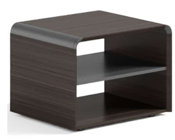 TABLE DE COIN DE BUREAU OZ 3175-06 600*600*450 COULEUR MARRON / GRIS