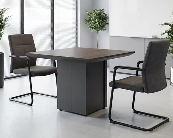 TABLE DE REUNION OZ 3424 1000*1000*750 M8059/GRAY 2 PLACES