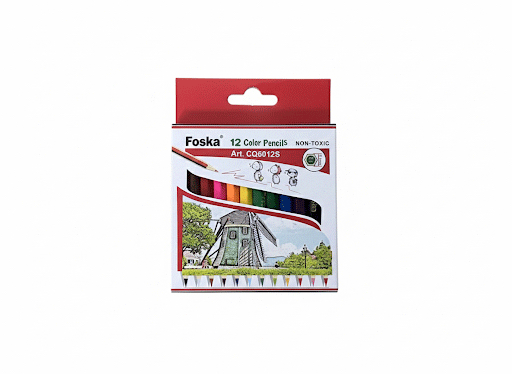 BOITE CRAYON COULEUR PQT DE 12