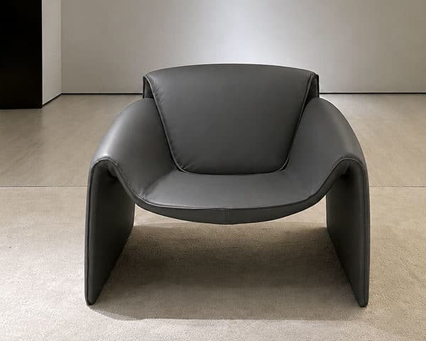 CHAUFFEUSE EN CUIR FY603 COULEUR GRIS FONCE 2834