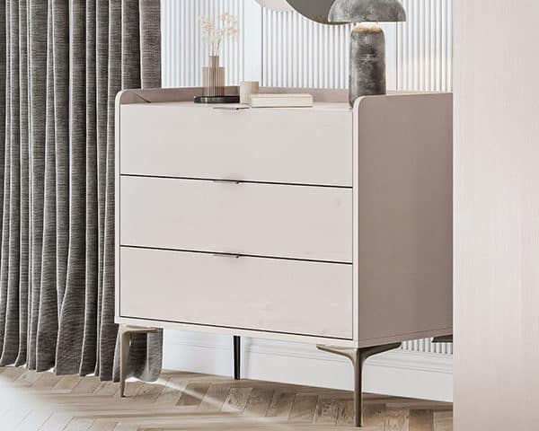 MEUBLE DE RANGMENT HAUT CHAMBRE A COUCHER LITHOS 1060X577X105MM BEIGE