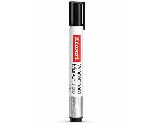 MARQUEUR EFFACABLE BISEAUTE NOIR 750 LUXOR REF 3381