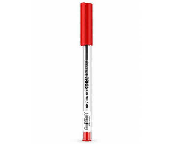 STYLO BILLE ROUGE LUXOR 1.0mm REF TRIOS 16103