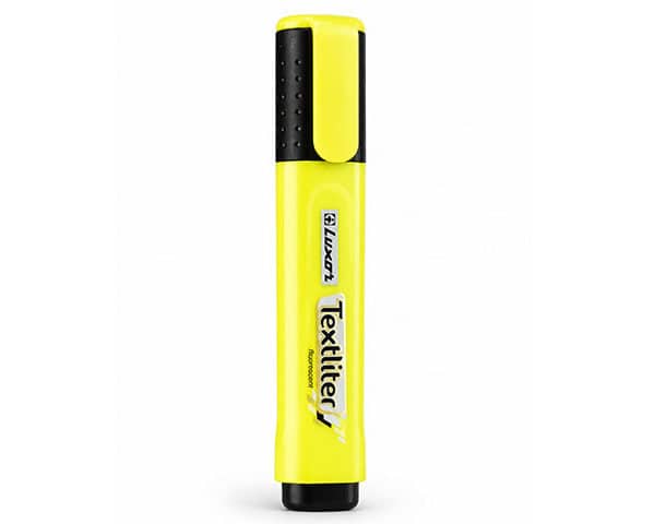 SURLIGNEUR LUXOR FLUO JAUNE REF 4011