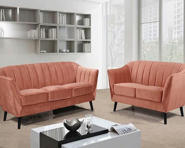 SALON TISSU 6 PLACES V-002 BEFAST 36 SAUMON