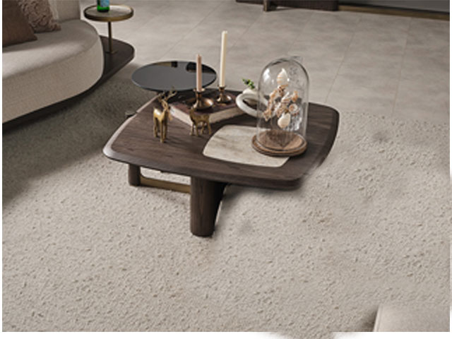 CONSOLE MIRROIR WEST 235*56*56+TABLE TV+TABLE BASSE+TAM 6 PCES MARRON