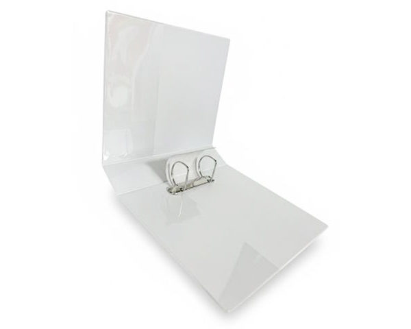 CLASSEUR LEV PVC A4 2 ANNEAUX BLANC W2024