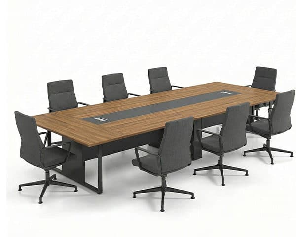 TABLE DE REUNION MOTM-08 4800*1600*760 MELAMIN TP904 MAR+GREY 25-28PL